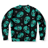 Aliens Pattern Unisex Sweatshirt